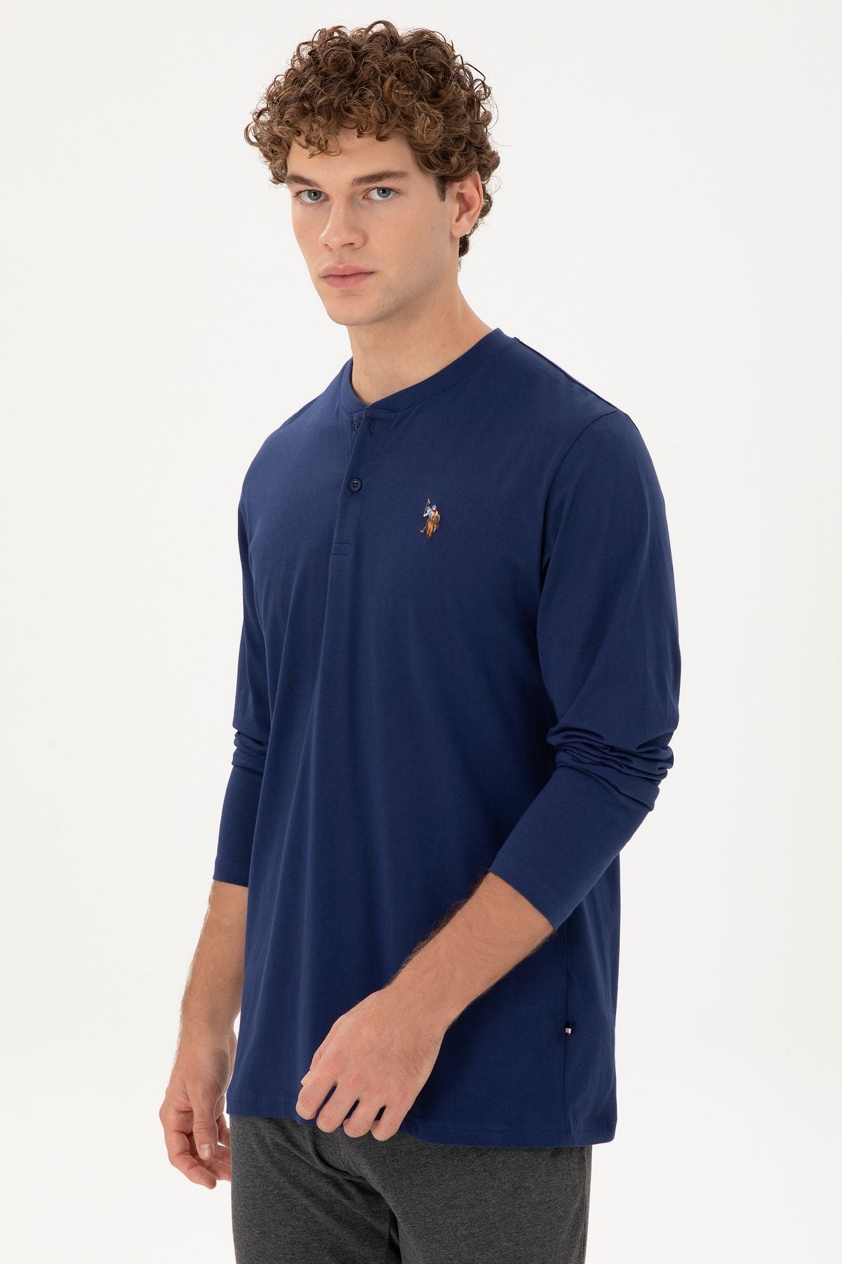 Men's Navy Pajama Set 50301731-VR033