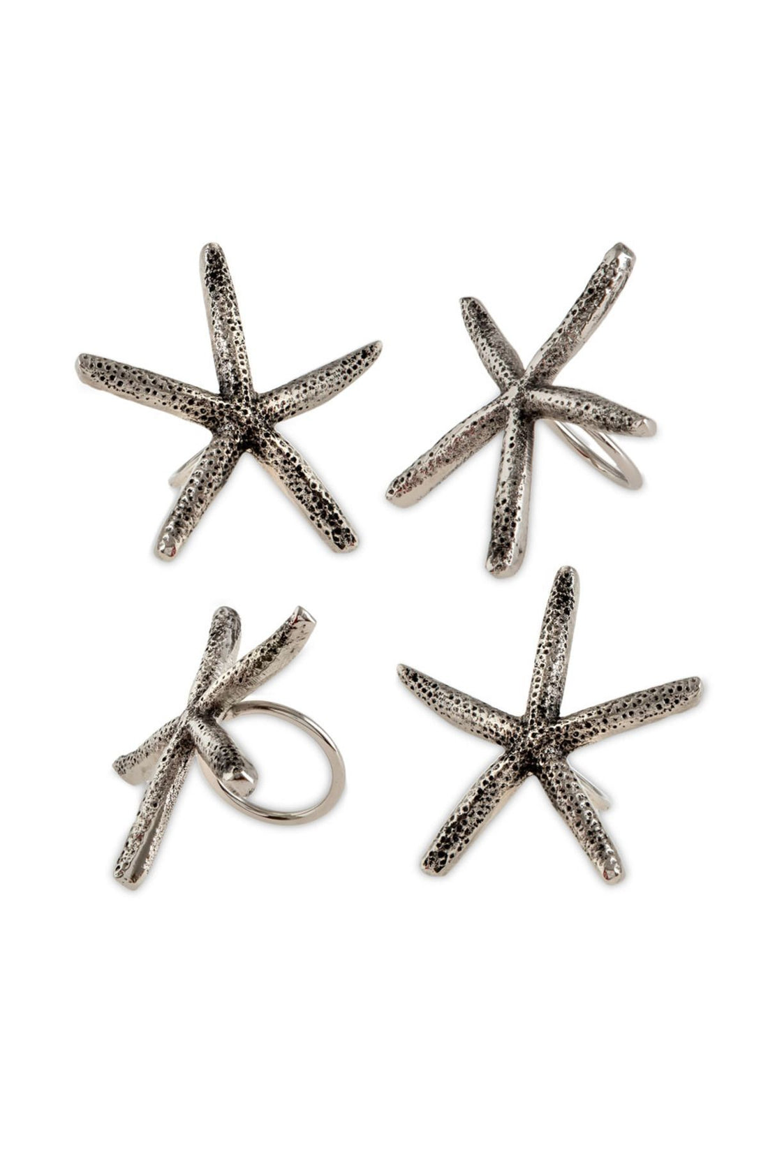 Deep Sea Starfish 4-Piece Napkin Ring