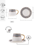 Globe 6 Person Coffee Cup Set 80 ml