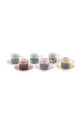 Bali Coffee Cup Set for 6 people 80 Ml