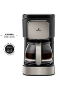 Just Coffee Aroma 2 In 1 Filter Coffee And Tea Brewing Machine Beige