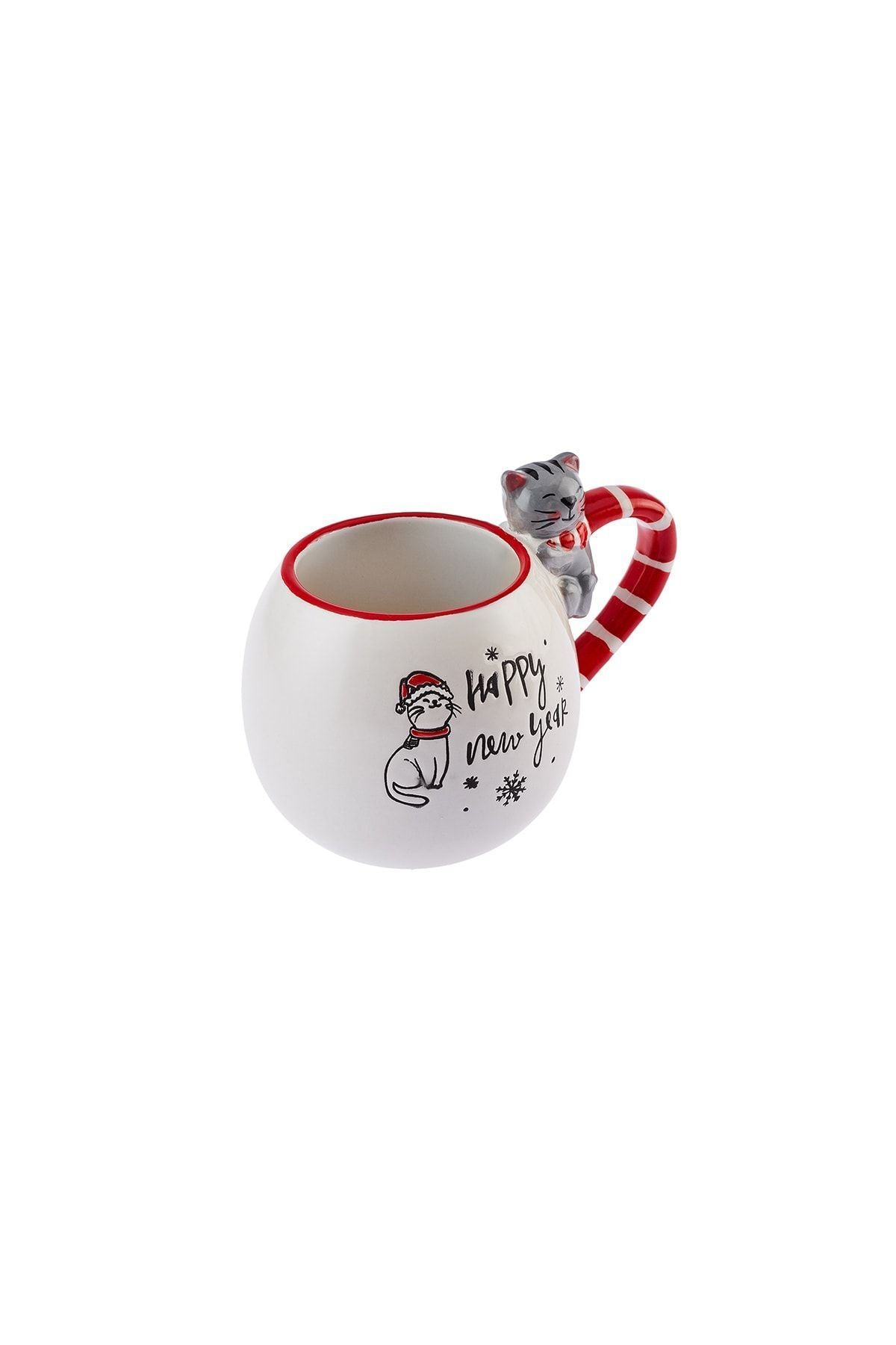 New Year Christmas Cat Mug 450 ml