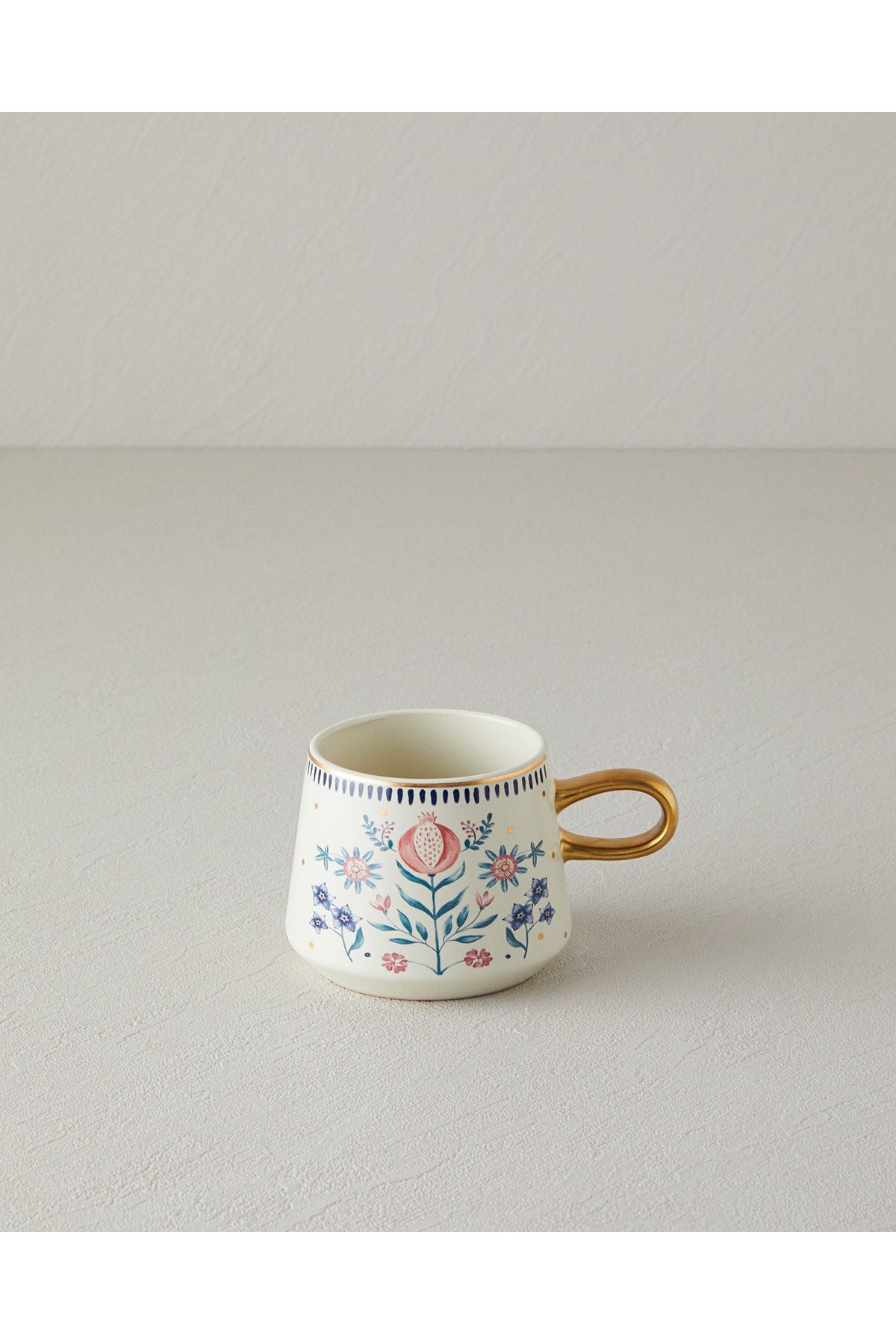 Carnival Flower Stoneware Mug Colorful