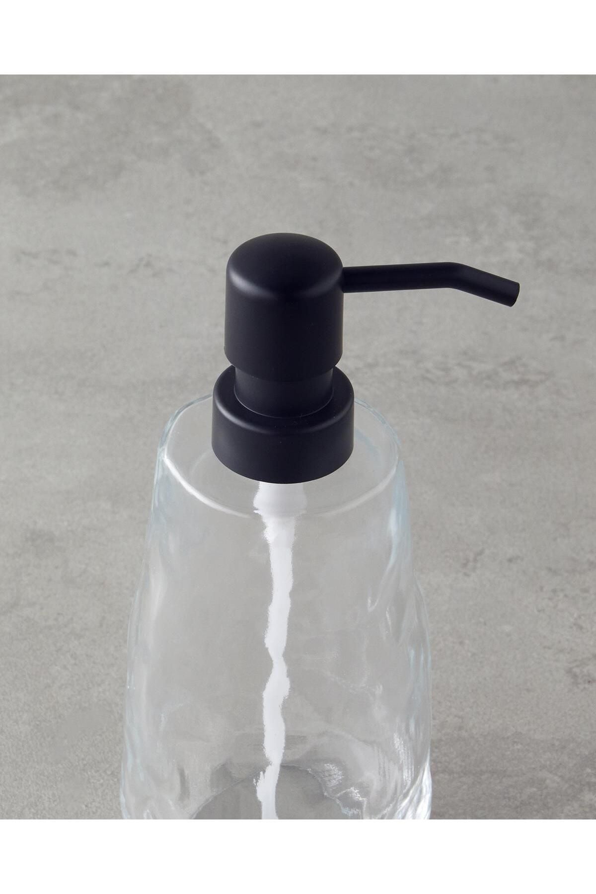 Carly Bathroom Liquid Soap Dispenser 19.5 cm Transparent