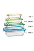 Lucy Glass Bowl Storage Container 1040 ml