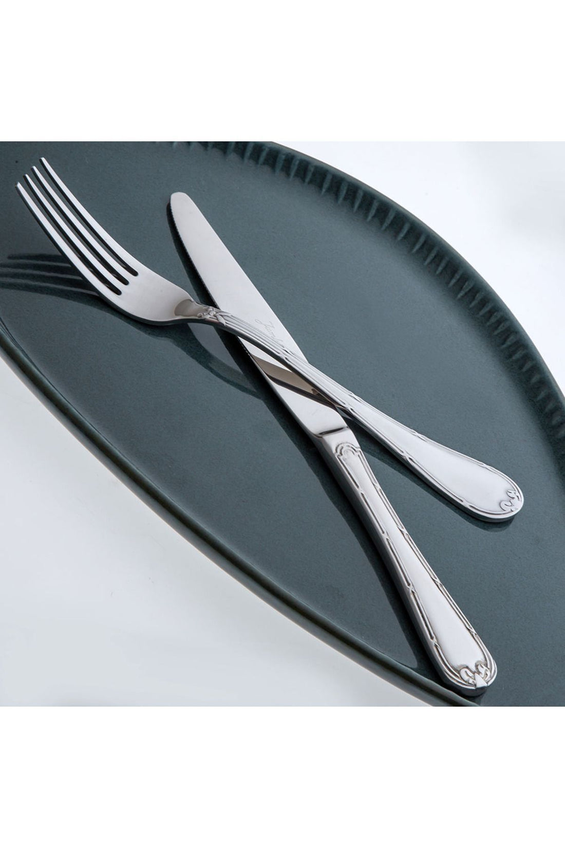 Ribbon 12 Person 84 Piece Fork Spoons Knife Set