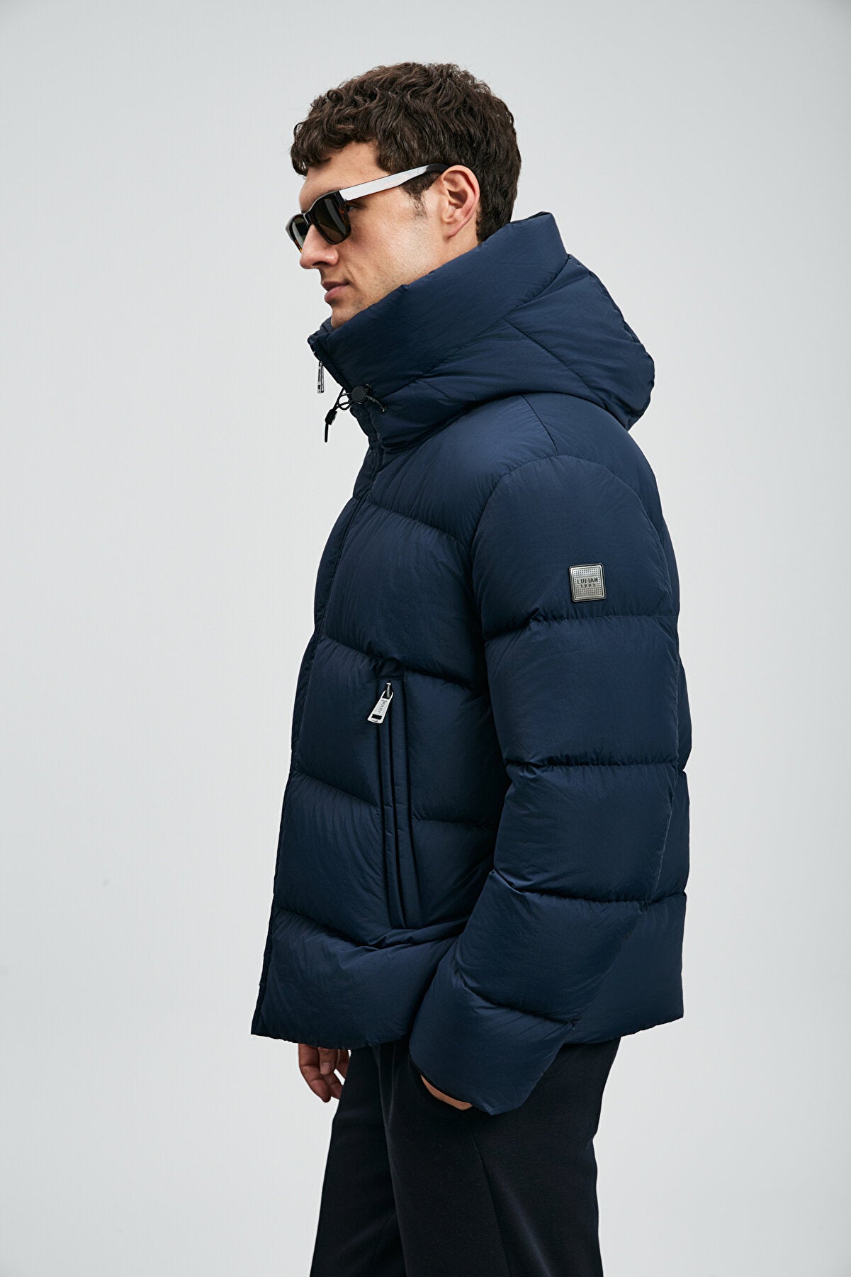 Tommy Goose Down Men's Coat Navy