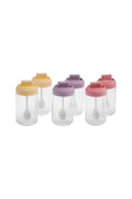 Forbs 6-Pcs Glass Spoons Spice Rack