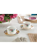 Protea New Bone China Set of 2 Tea Cups 220 Ml Mustard