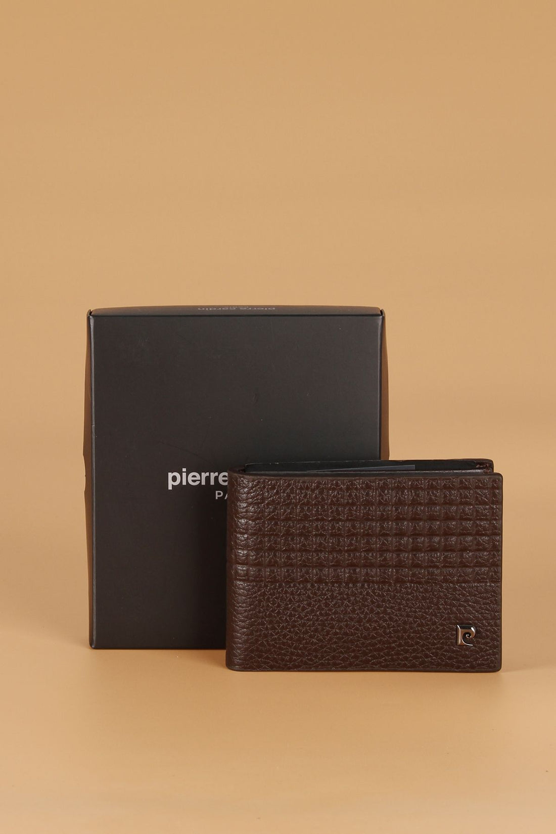 07568 Genuine Leather Men's Wallet Card Holder FLOTUR BROWN