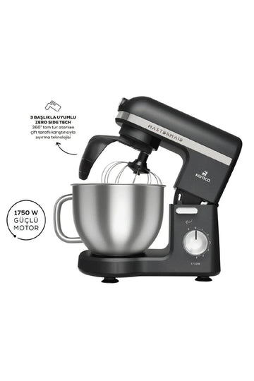 Mastermaid Chef Pro Double Lever Stand Mixer Shiny Black 1750 W