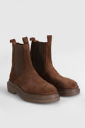 Nelson Men's Leather Boots Camel Feather