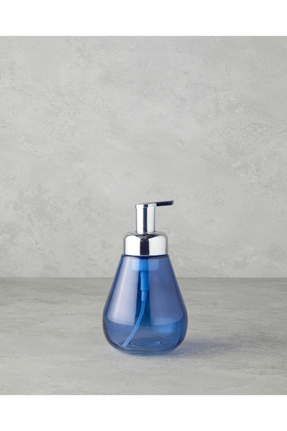 Swita Glass Bathroom Liquid Soap Dispenser Blue