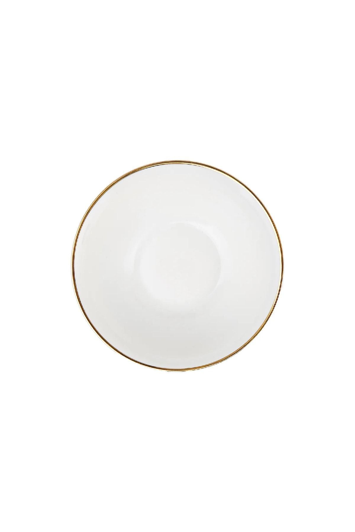 Alicia 24 Pieces 6 Seater Gold Round Porcelain Dinner Set