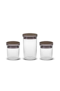 Ivory 3-Piece Silicone Lid Jar/Storage Container