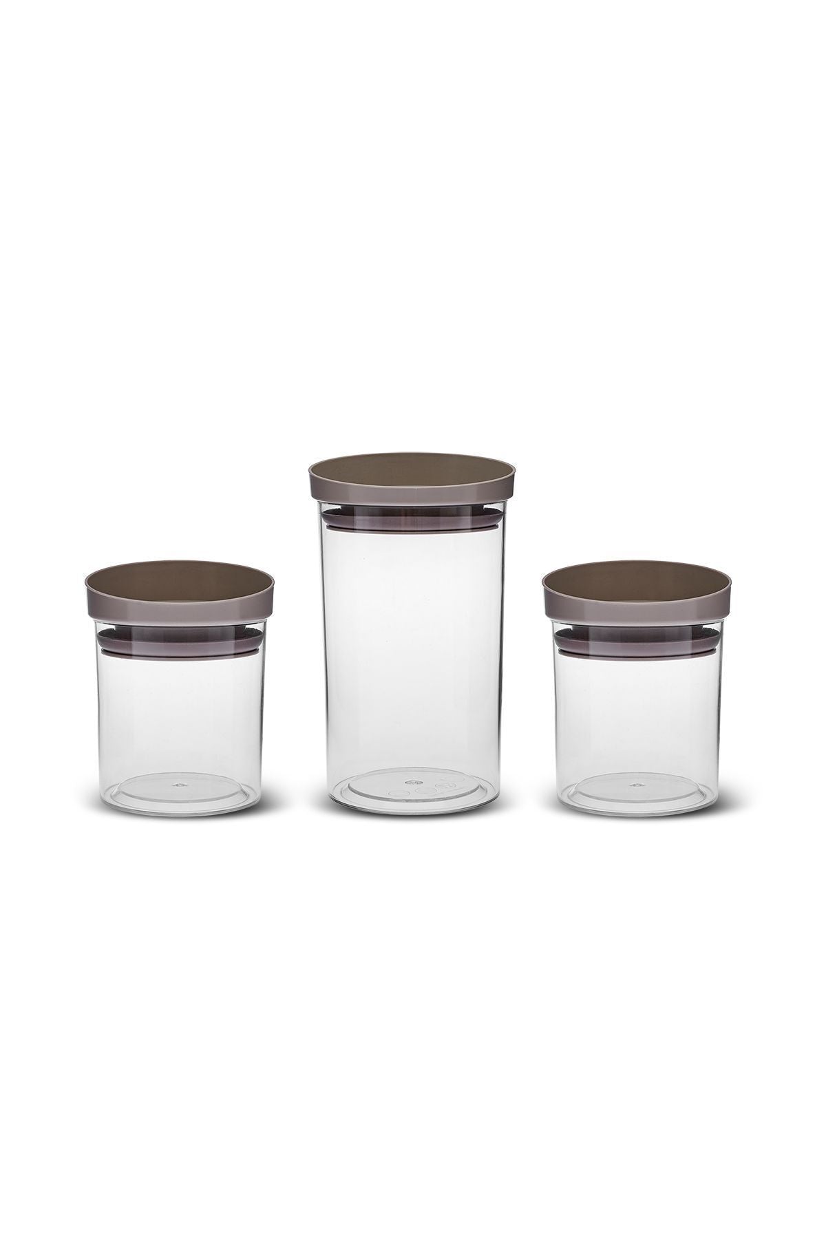 Ivory 3-Piece Silicone Lid Jar/Storage Container