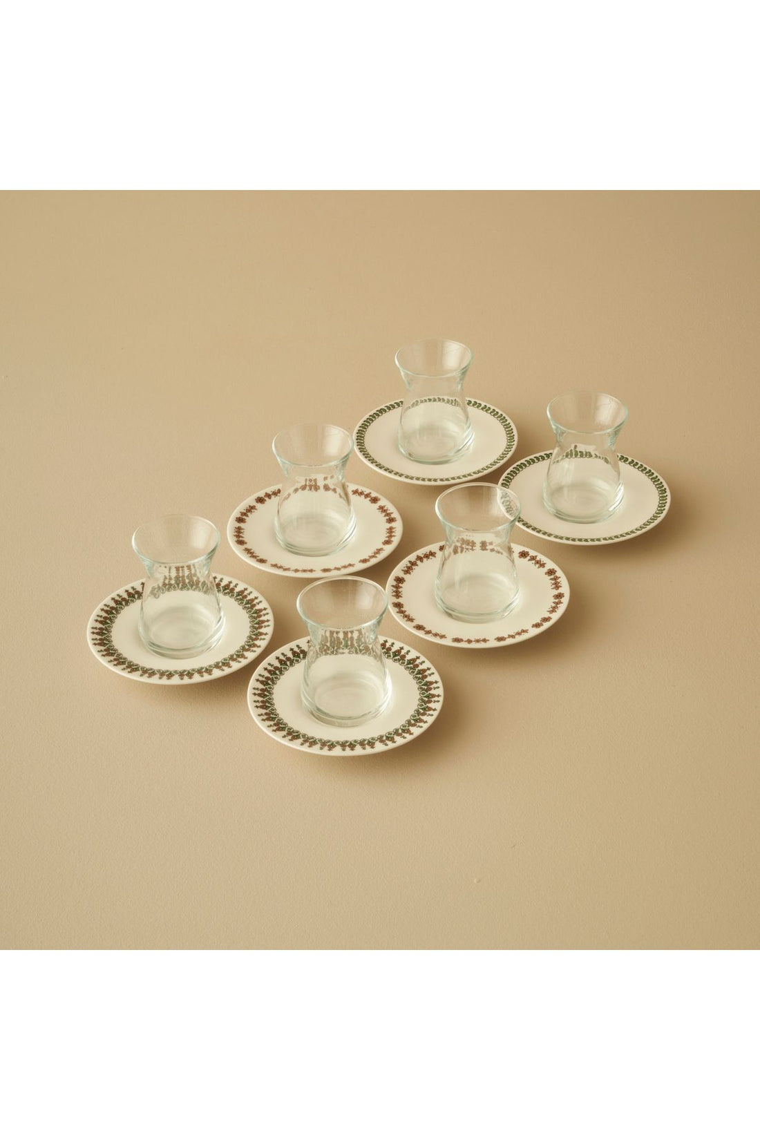 Indian Set of 6 Tea Cups (132 cc)