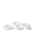 Rain 41 Pieces 6 Seater Opal Glass Dinner Set