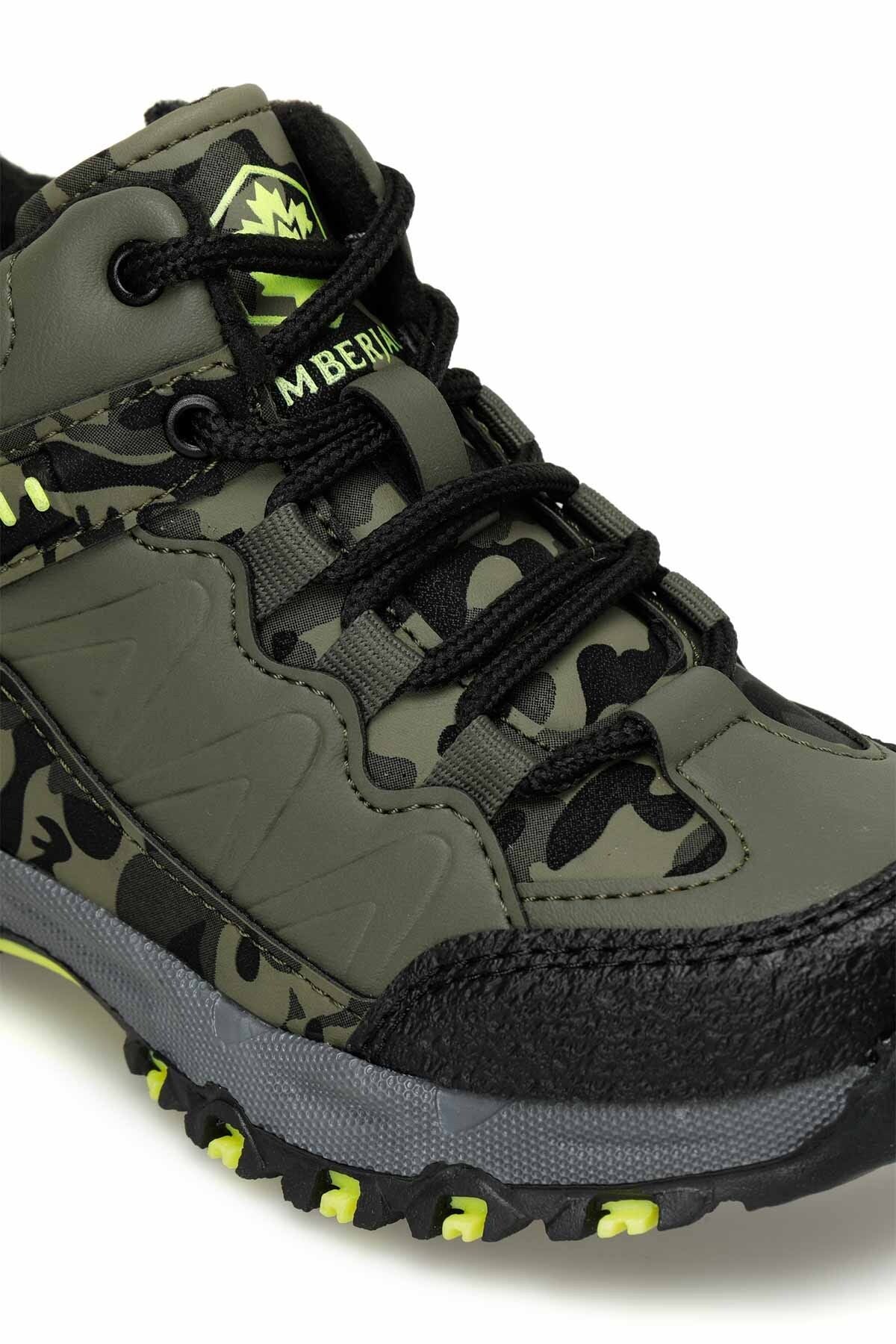 A10139367312010 101393673 Ted 3pr Boy's Boots Haki/Neon Green