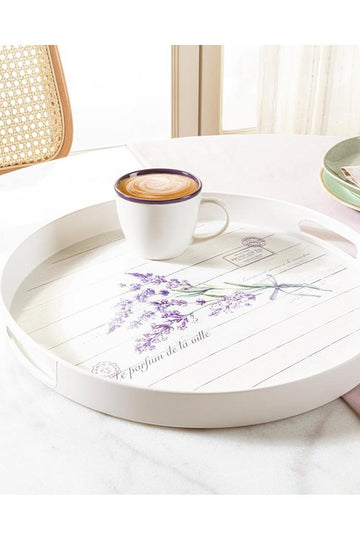 Madame Coco Lavender Round Tray - EGY45323120089