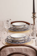 Maren New Stoneware 24 Piece Dinner Set for 6 Persons