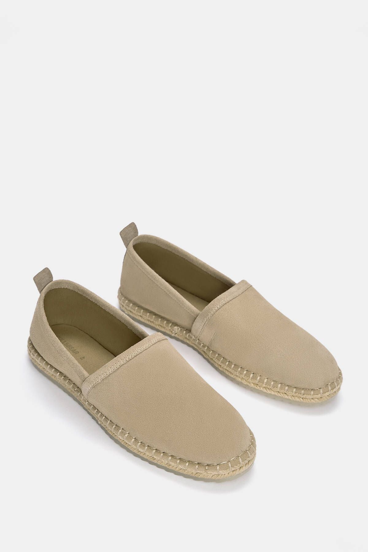 Suede and jute espadrilles