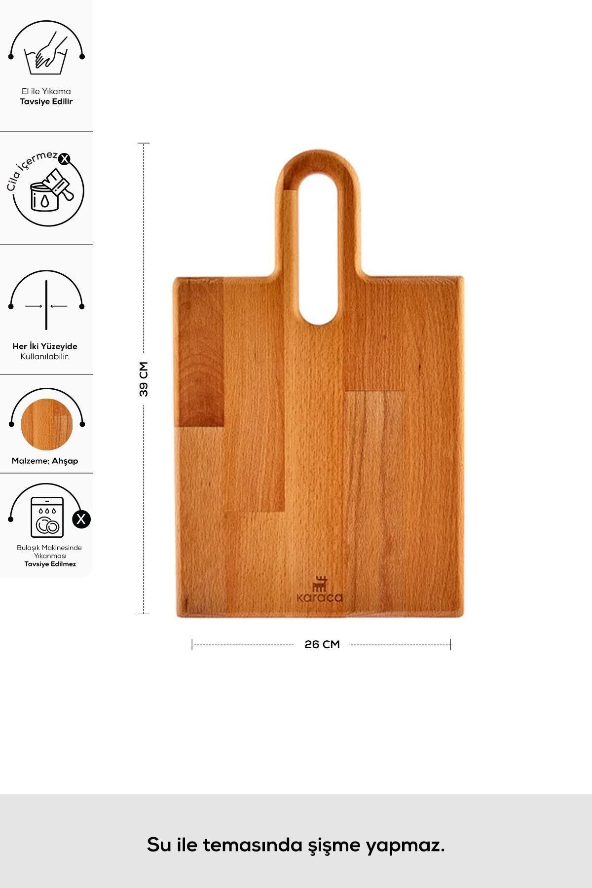 Urbanwood Rectangle Wood Cutting Board 39 cm