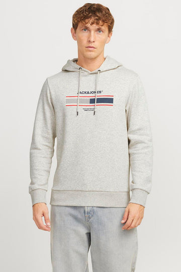 Men's Goose Logo Printed Hooded Sweatshirt - South