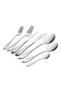 84 Pieces 12 Seater Premium French Rose Platinum Cutlery Spoons Knife Set