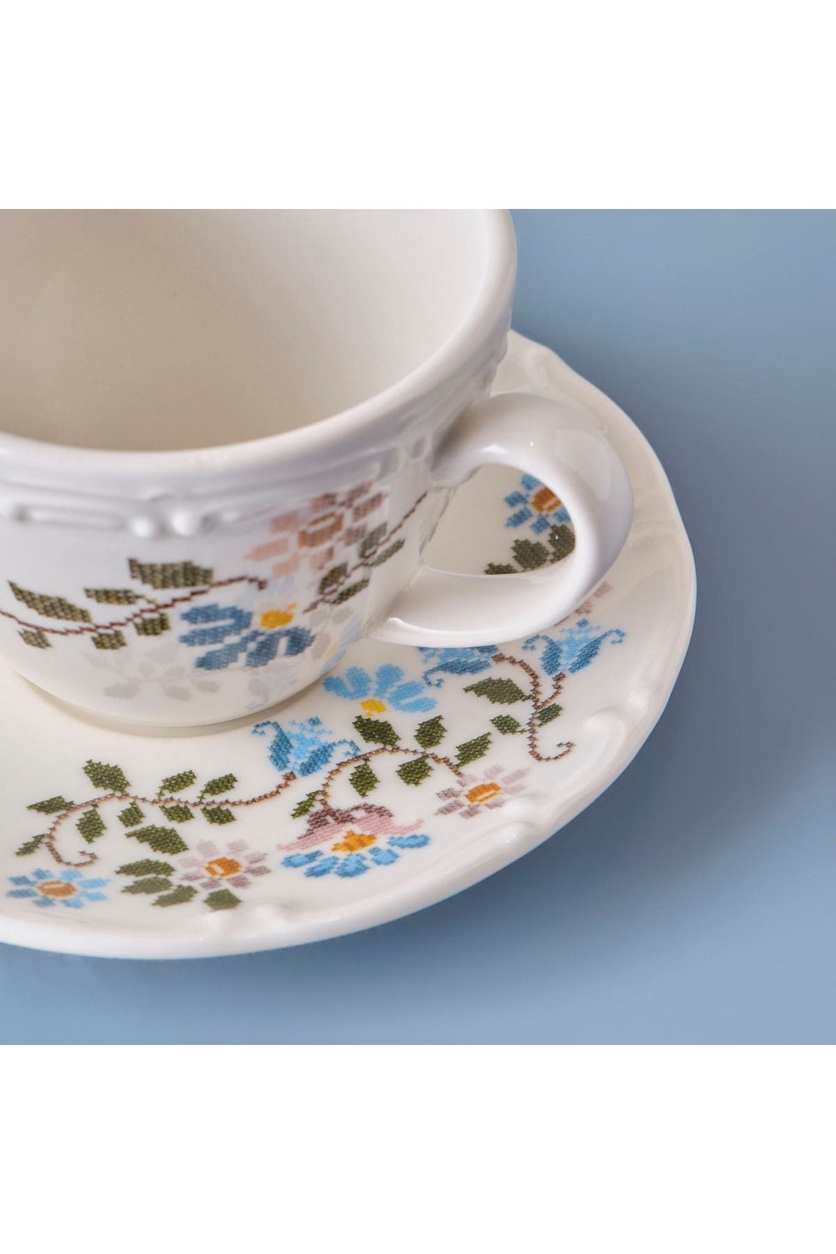 Vintage Porcelain Tea Cup Set of 2 (220 CC)