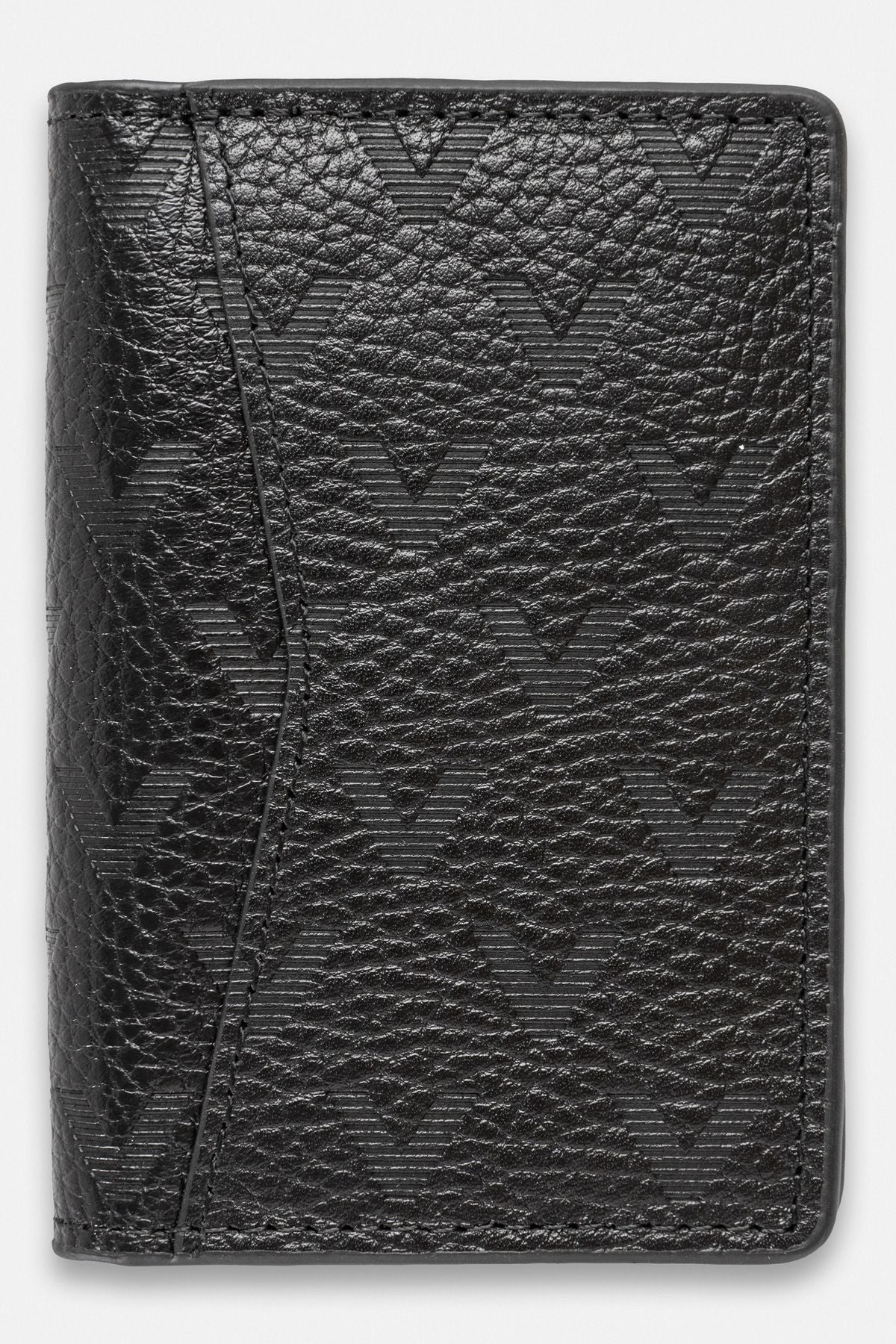 Men's Black 100% Leather Wallet B009564