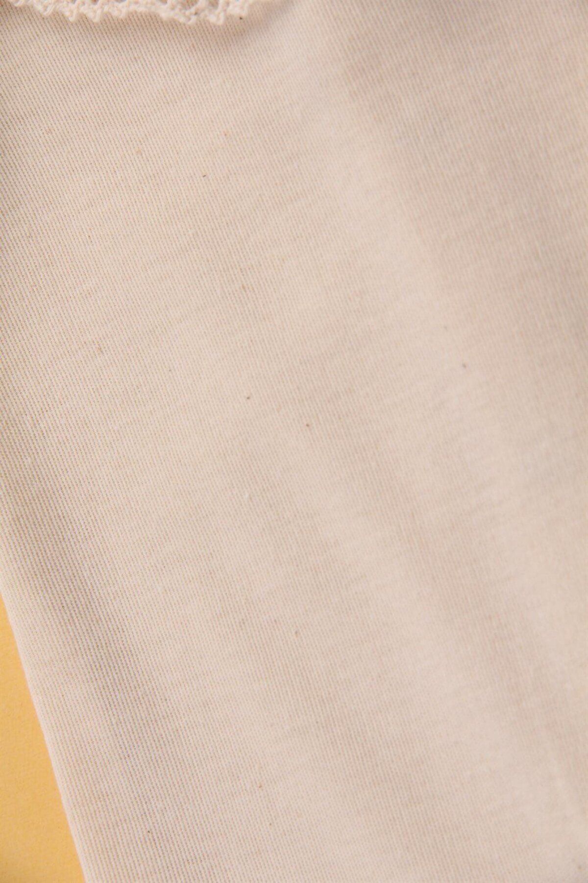 Mini Ropa - Organic Lace Baby Girl Jumpsuit with Hat Hospital Outlet Lace Embroidered Gift Mevlüt Gown