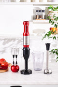 Mastermaid Prosteel Hand Blender Imperial Red Stainless Steel 1500 W