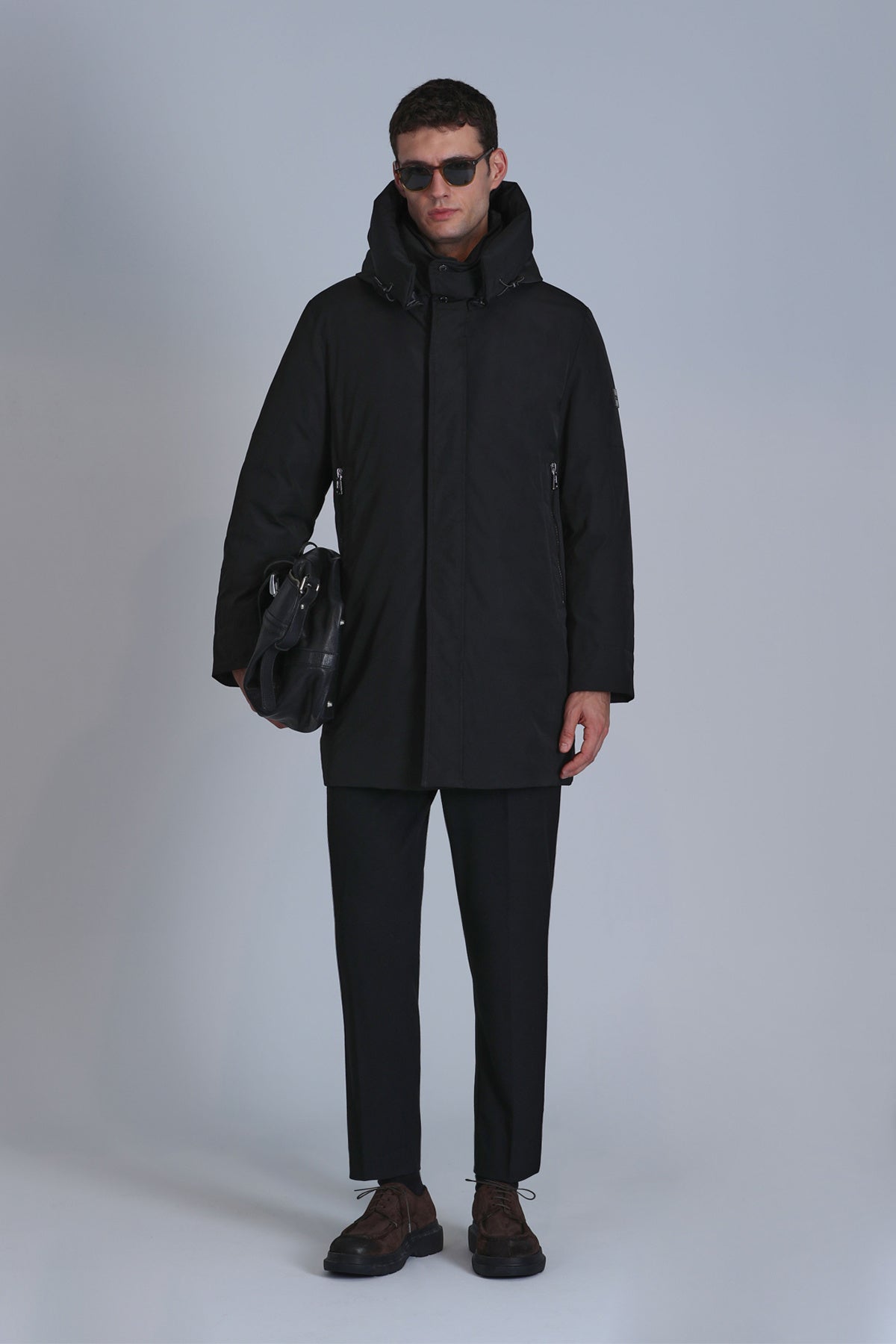 Donald Goose Down Men's Coat Black