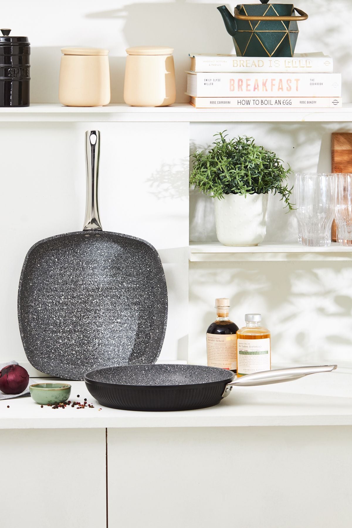 Bio Granite Leona Grill Pan Set