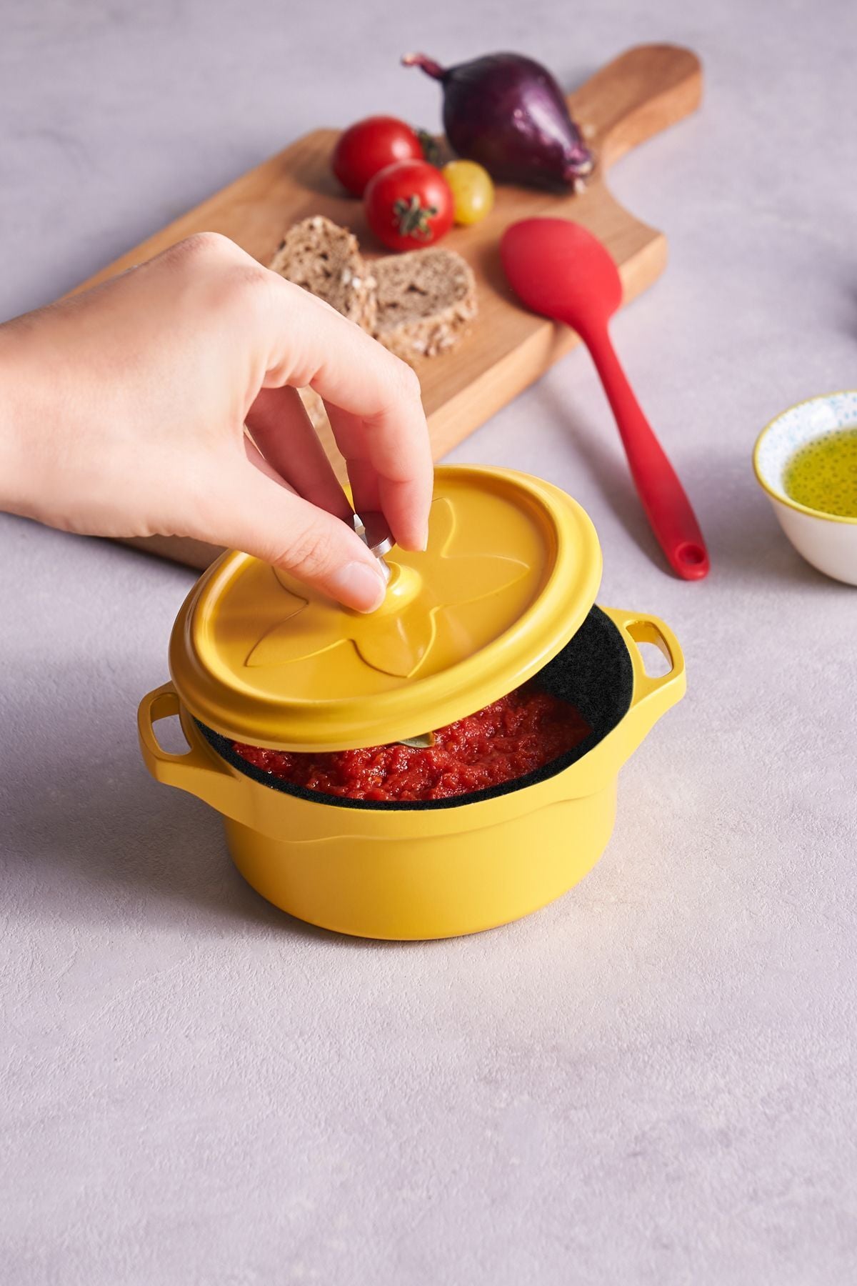 Biodiamond Candy Mini Cast Iron Cookware 12 Cm Yellow