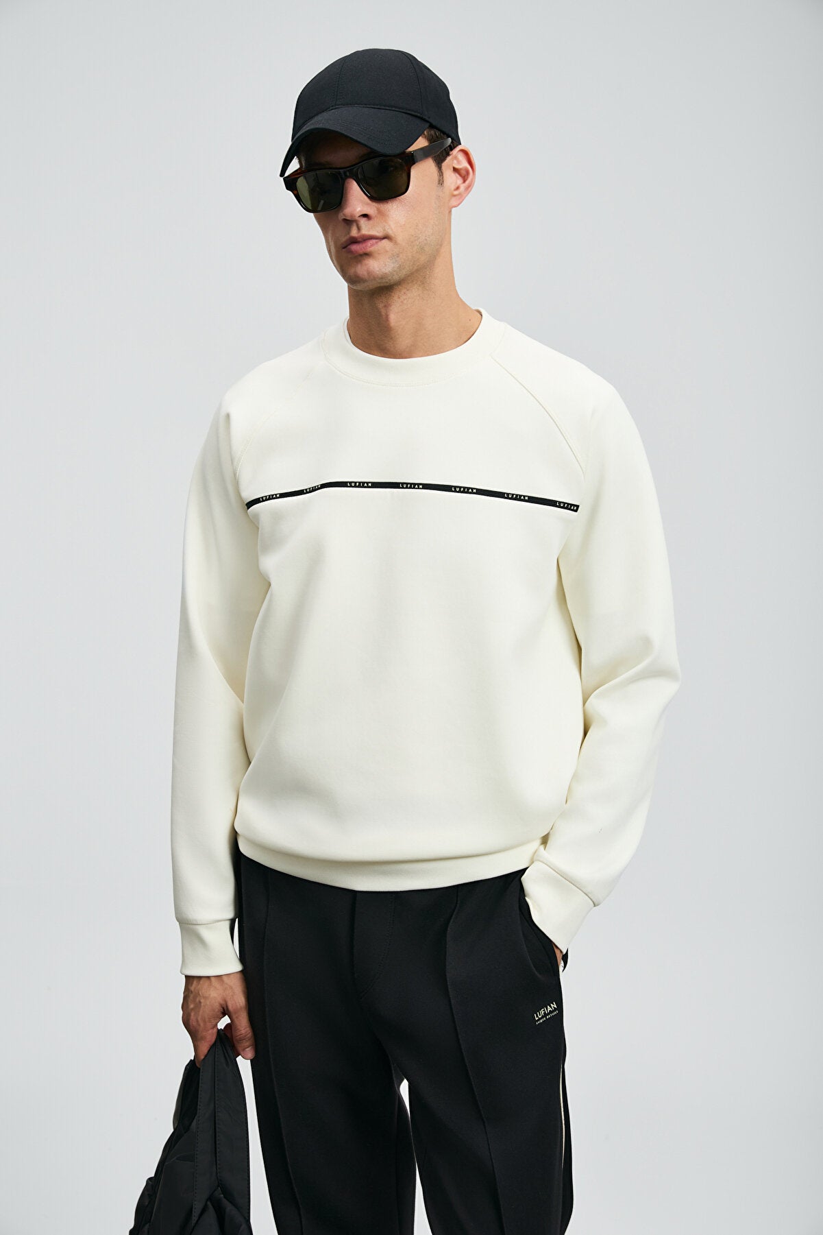 Cosmo Men's Sweatshirt Broken White