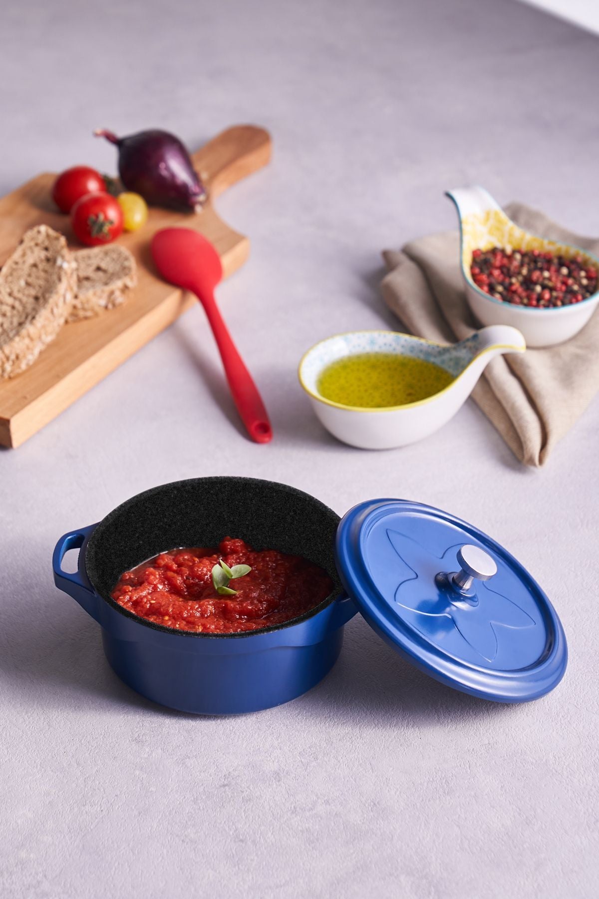 Biodiamond Candy Mini Cast Iron Cookware 12 Cm Blue