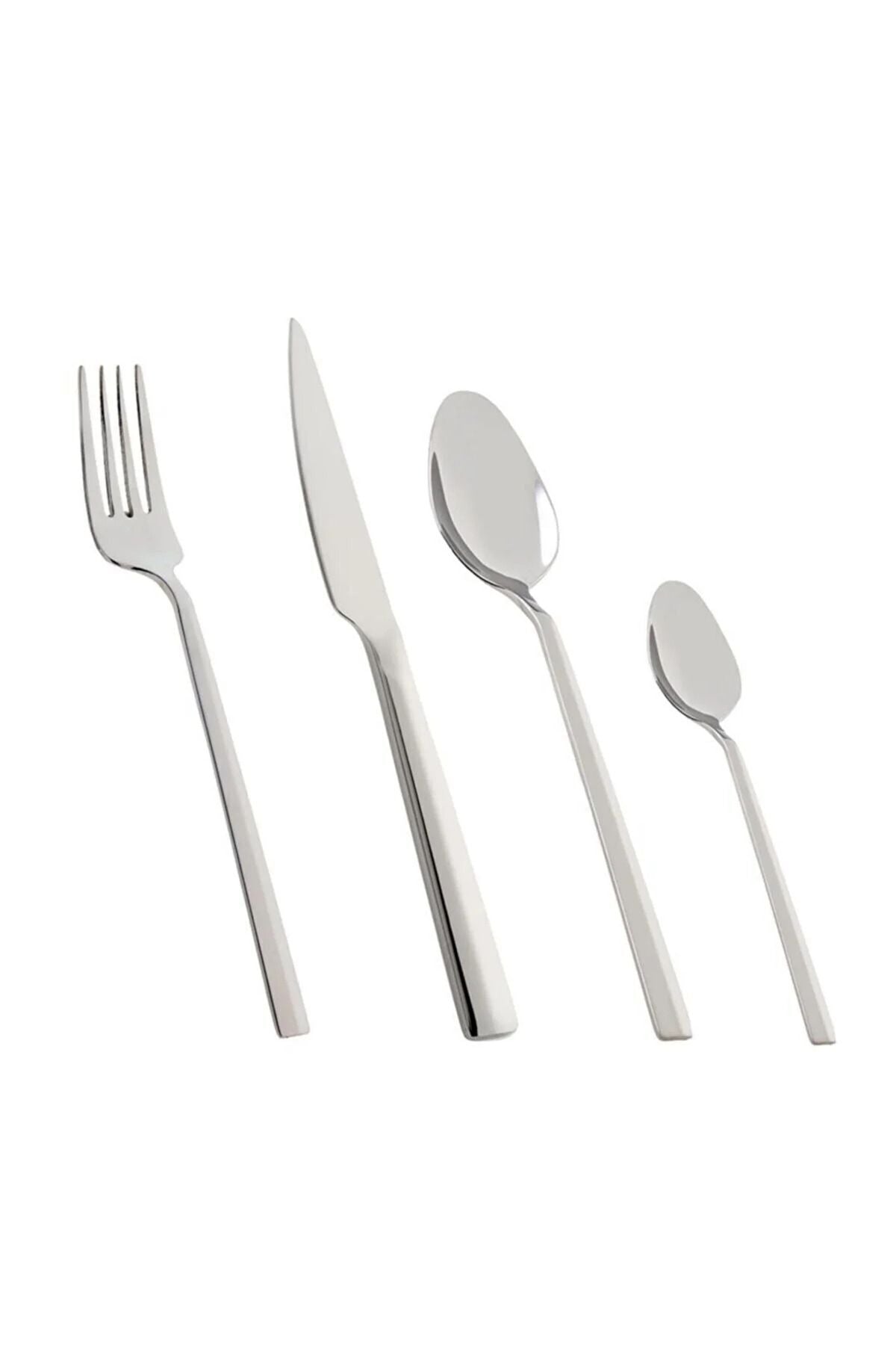 1900 Prism 6 Person 24 Piece Sweet Fork Spoons Knife Set