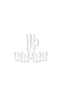 Foret Acrylic Unbreakable 5 Piece Pitcher Set Transparent 1.5 lt