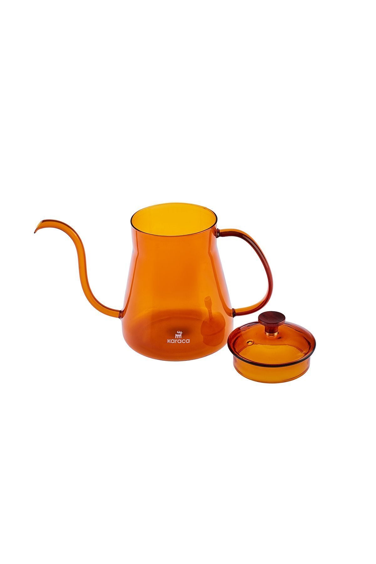 Martina Borosilicate Glass Coffe Kettle/Coffee Pot Orange 600 ml