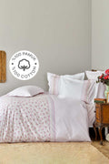 Glen Pink 100% Cotton Single Size Duvet Cover Set