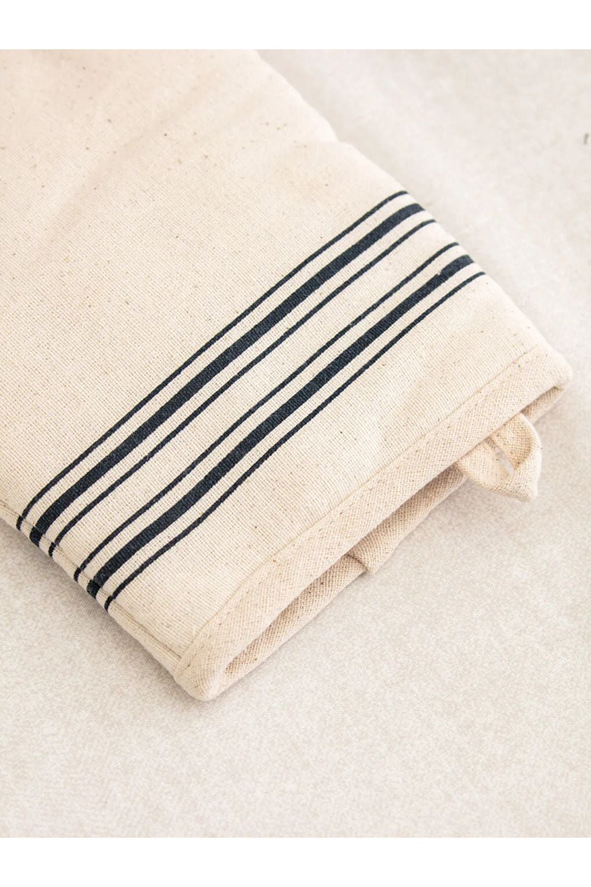 LCW HOME Navy Blue Striped Oven Gloves