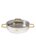 Modena 8 Piece Titanium Gold Cookware Set