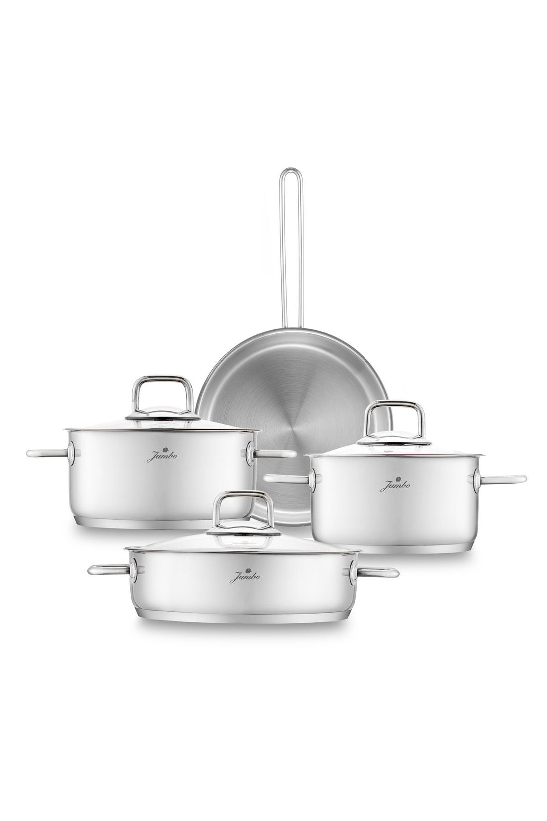 Palermo 7 Piece Steel Cookware Set