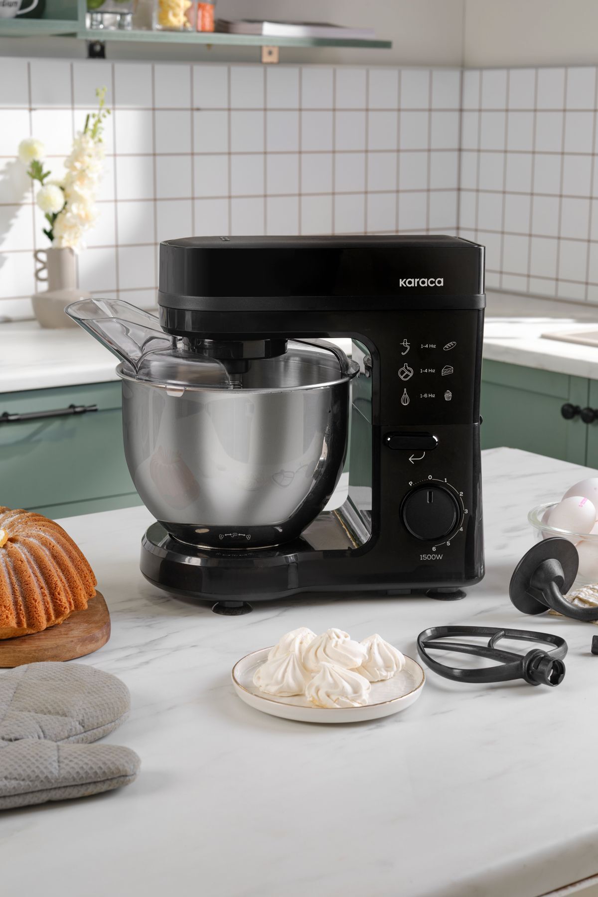 Maestrochef Stella Stand Mixer Black 1500w