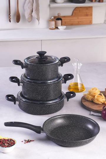 Biogranite Lena 7 Piece Cookware Set