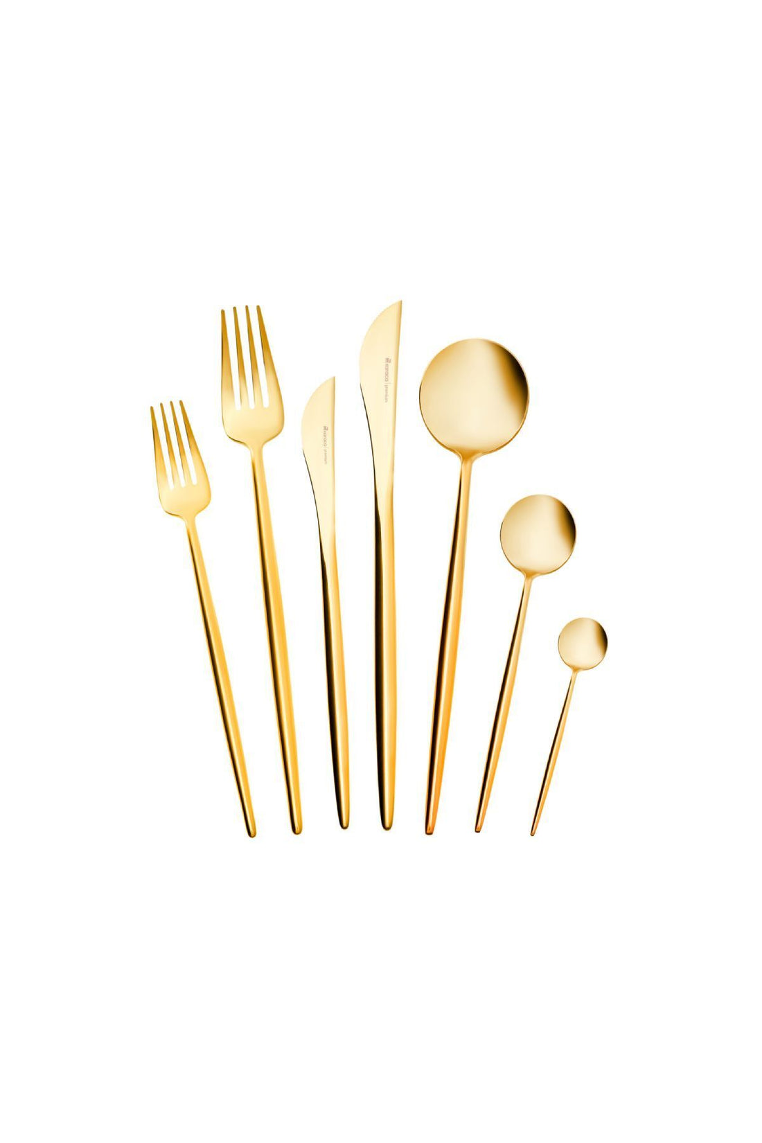 Jupiter 84 Pieces 12 Seater Premium Boxed Cutlery Set Shiny Gold