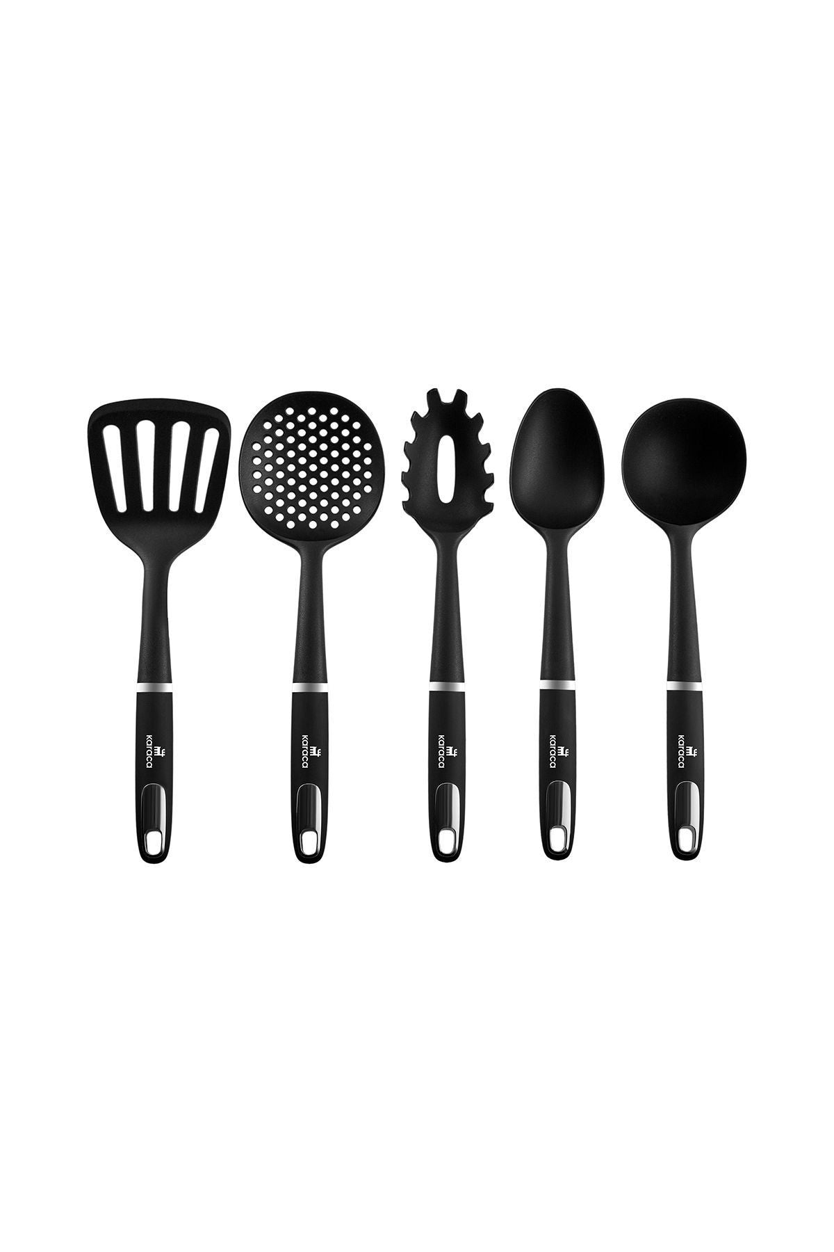 Mate Black 6 Piece Serving Set with Stand