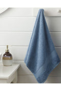 Pure Basic Cotton Face Towel Dark Blue